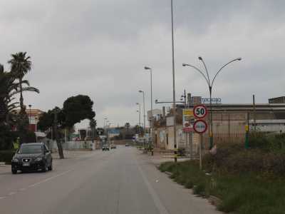 Via Trani alle 13: in pieno giorno ci sono pochissimi veicoli in circolazione